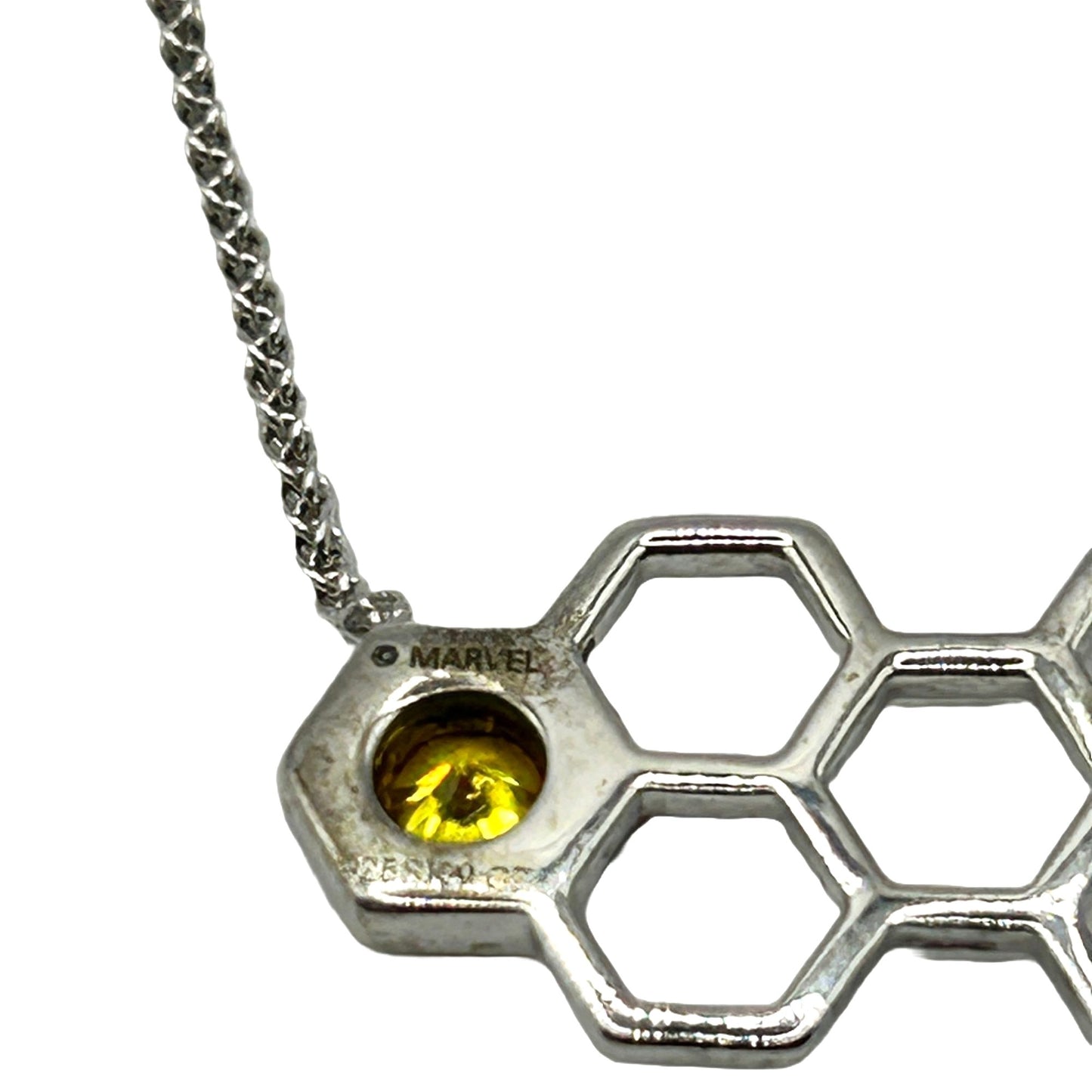 MARVEL Universe Fine Jewelry The Wasp - 18" Pendant Necklace 925 Sterling Silver