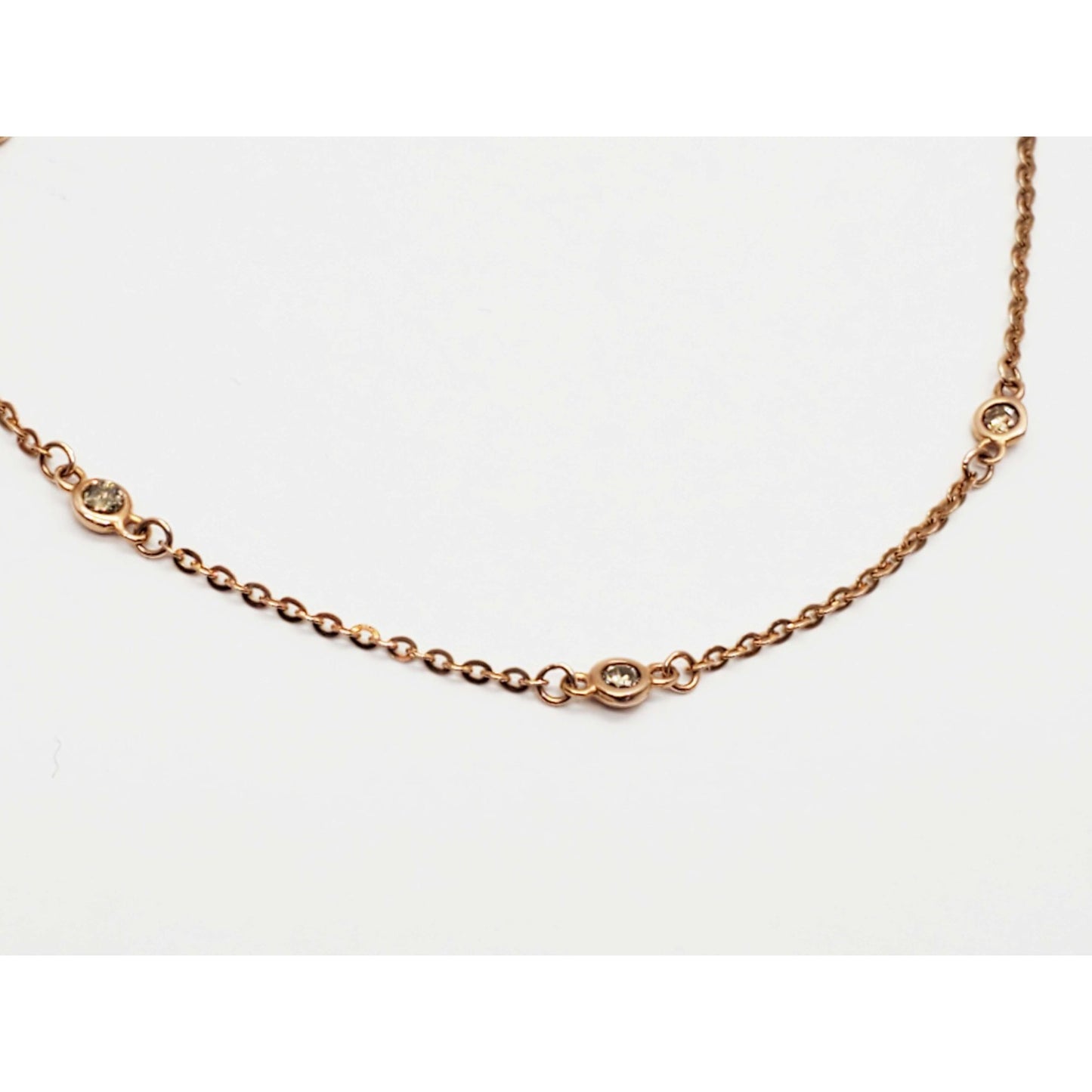 Suzy Levian 0.15 ctw Diamond Bracelet 14k Rose Gold