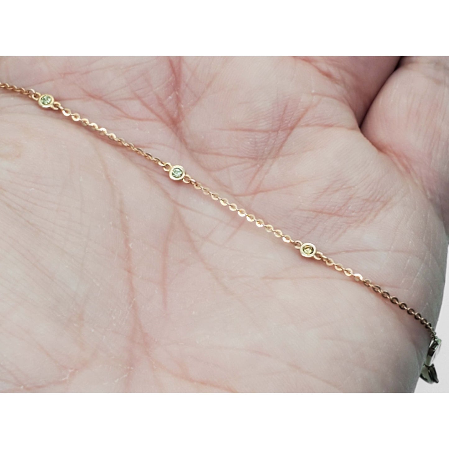 Suzy Levian 0.15 ctw Diamond Bracelet 14k Rose Gold