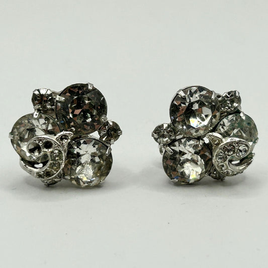 Vintage Eisenberg Ice Clip-On Earrings