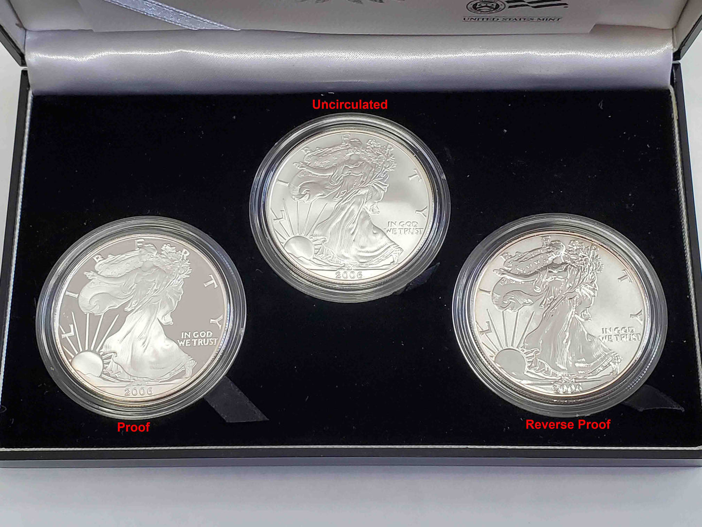 2006-W American Eagle 20th Anniversary Silver Coin Set
