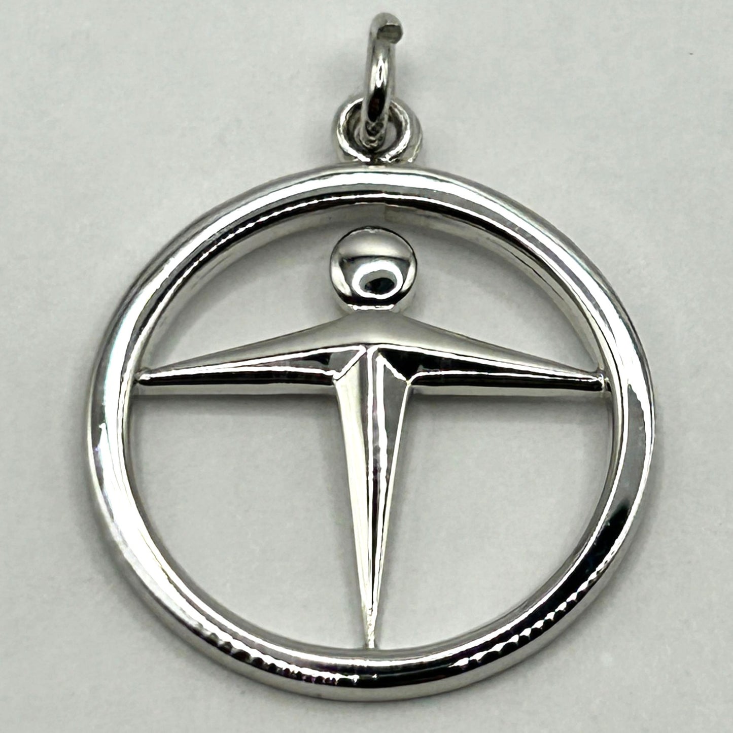 Vintage Tiffany & Co. 925 Sterling Silver Manpower Pendant