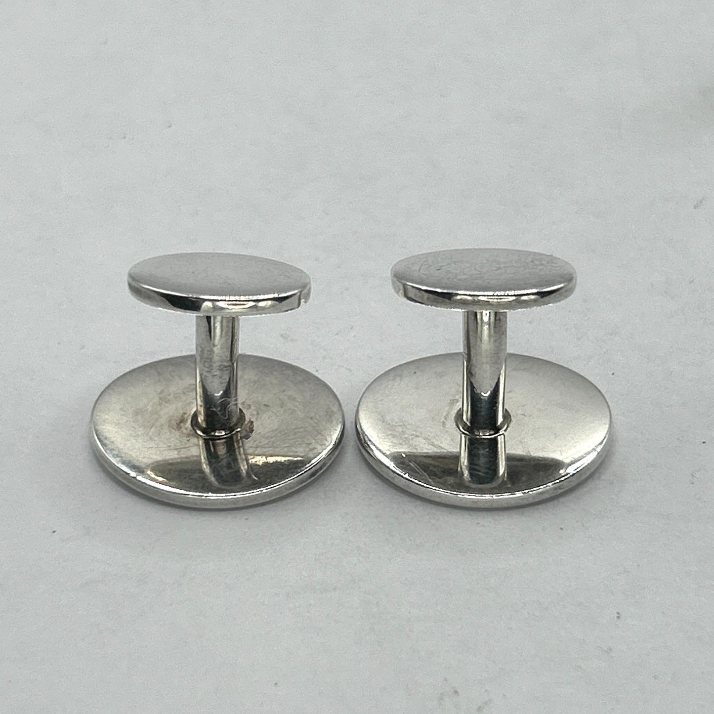 Tiffany & Co. Please Return To Oval Cufflinks Sterling Silver 925 + Pouch & Box