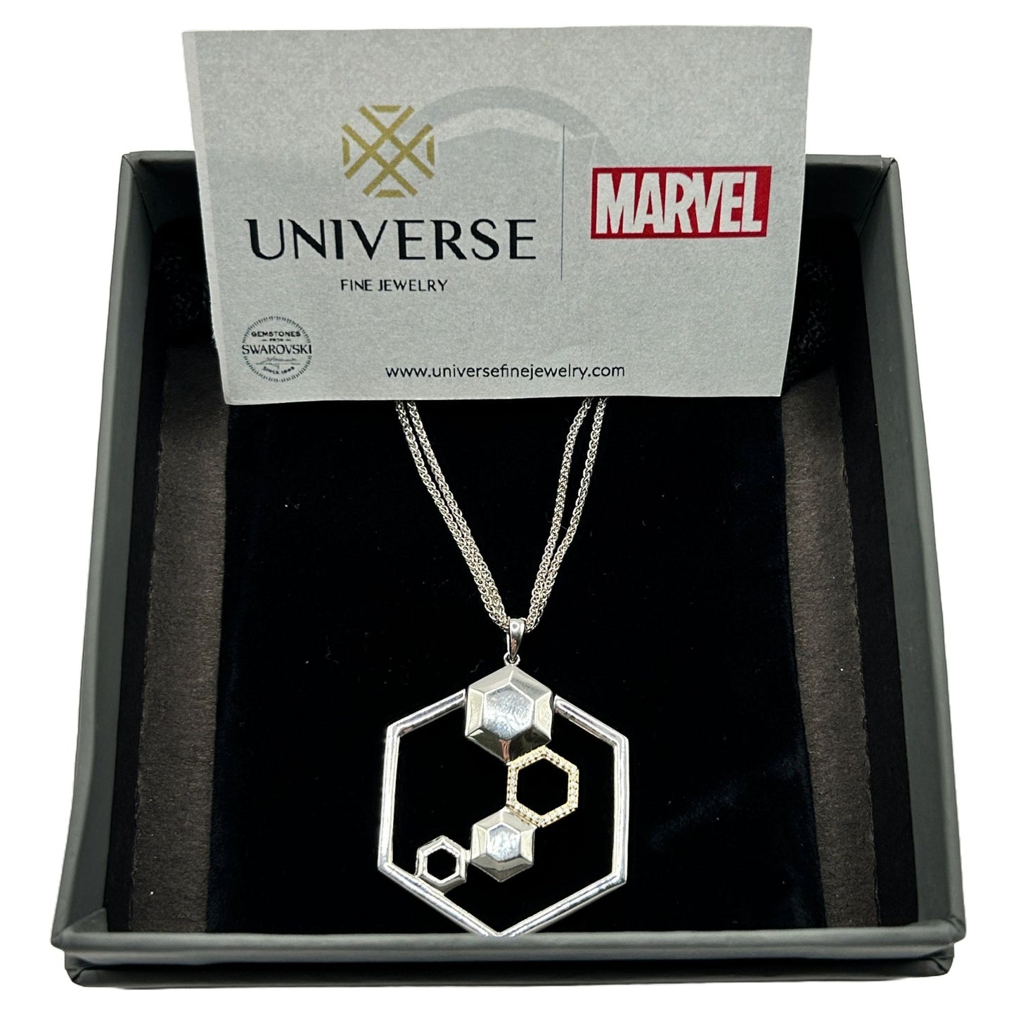 MARVEL Universe Fine Jewelry Ant Man/The Wasp - 30" 925 Sterling Silver Necklace