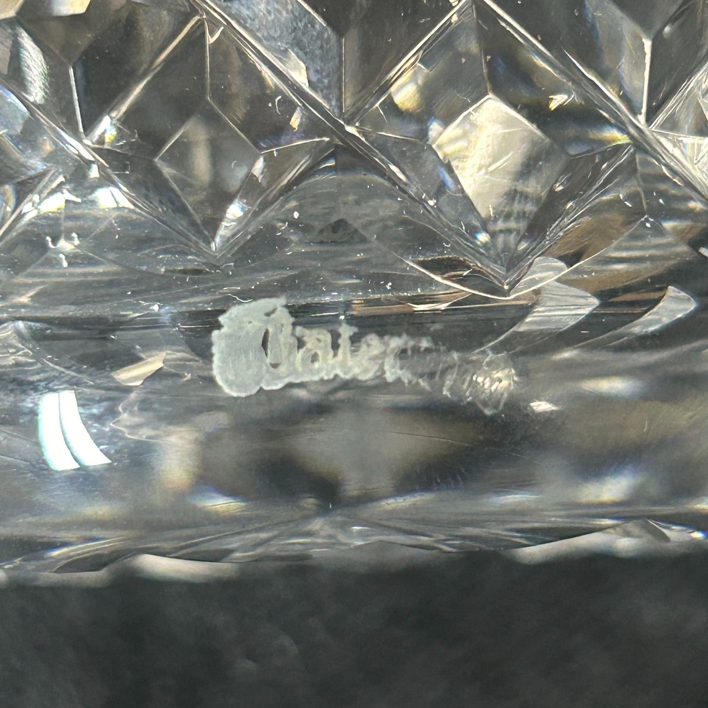 3 Waterford Crystal LISMORE 3 1/2” Single Whiskey Old Fashioned Tumblers 9oz