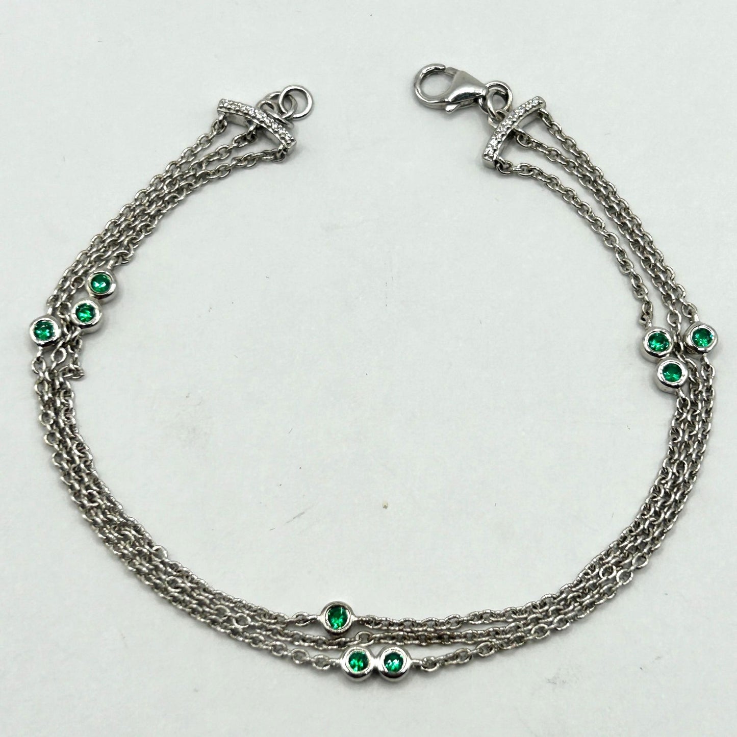 MARVEL Universe Fine Jewelry Doctor Strange - 925 Sterling Silver Green Bracelet