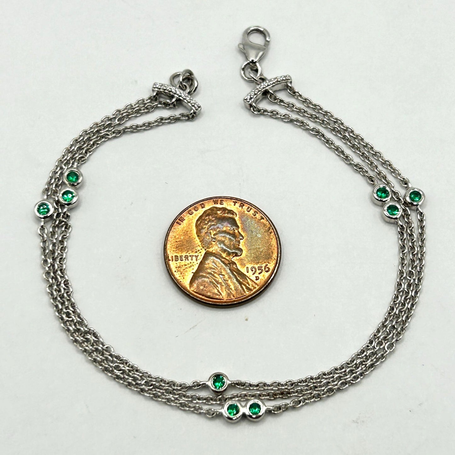 MARVEL Universe Fine Jewelry Doctor Strange - 925 Sterling Silver Green Bracelet