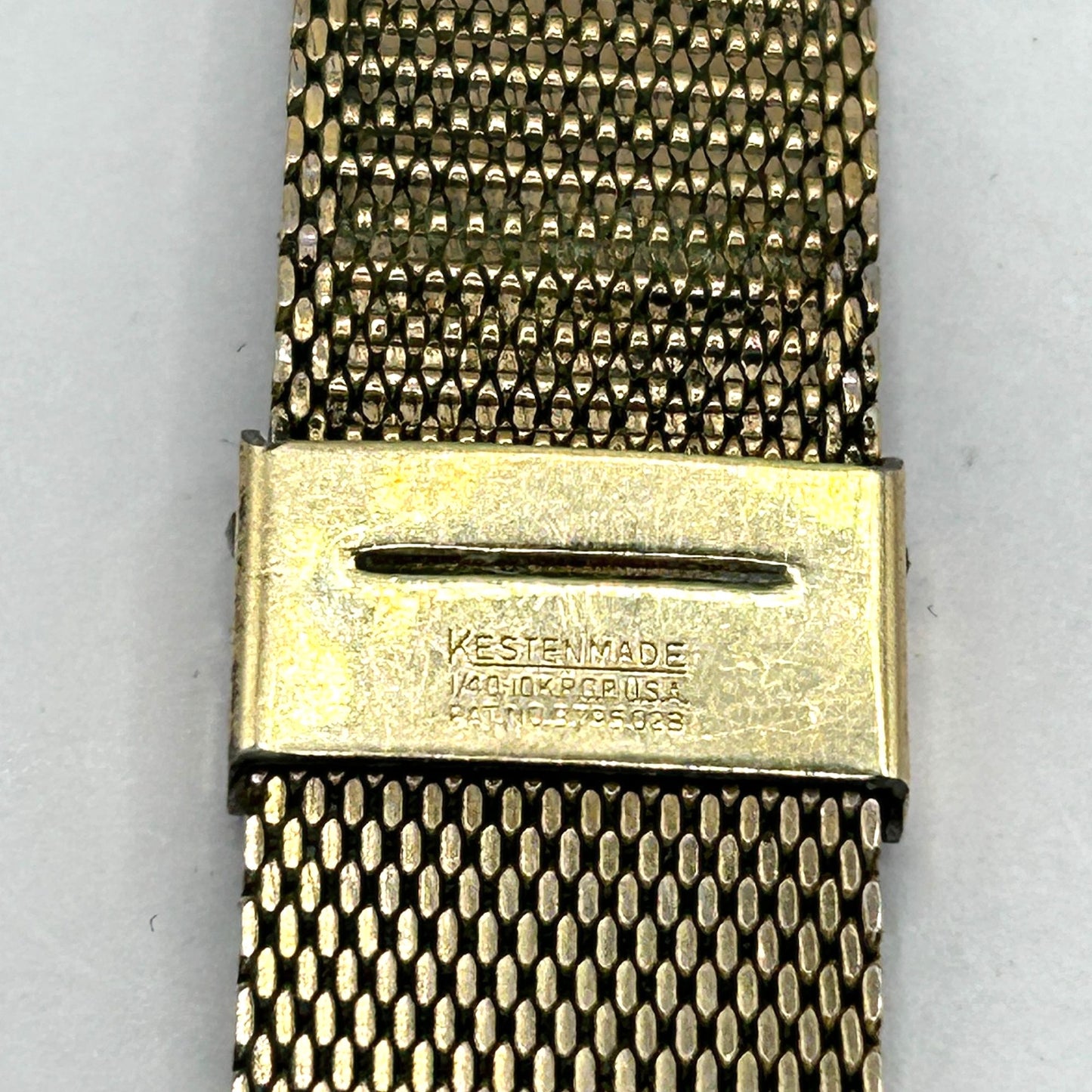 Vintage Omega Seamaster De Ville 14k Gold Filled Watch w Kestenmade Strap - Runs