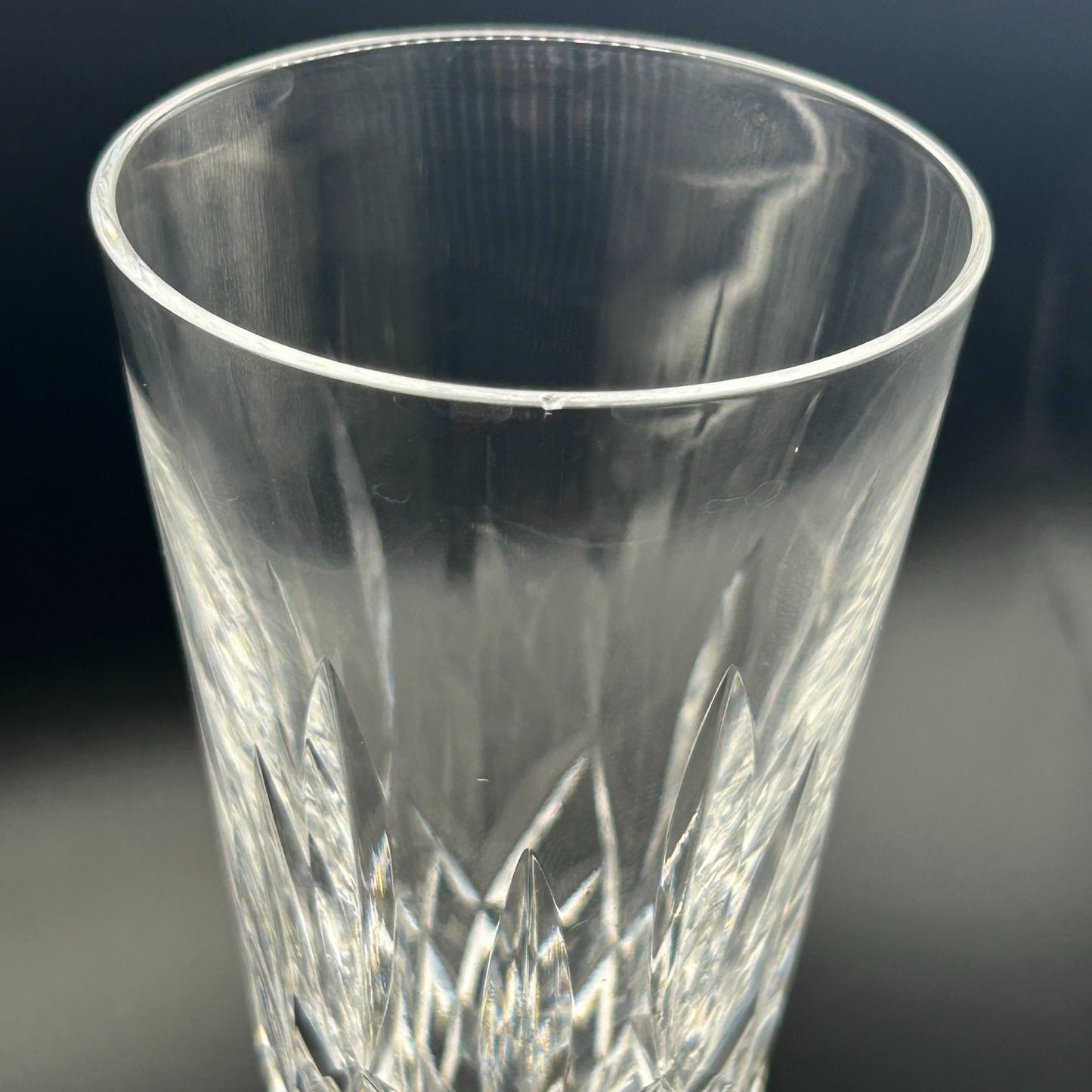 Set of 4 Waterford Crystal Lismore Champagne Glass made in Ireland, 7 1/4" Tall