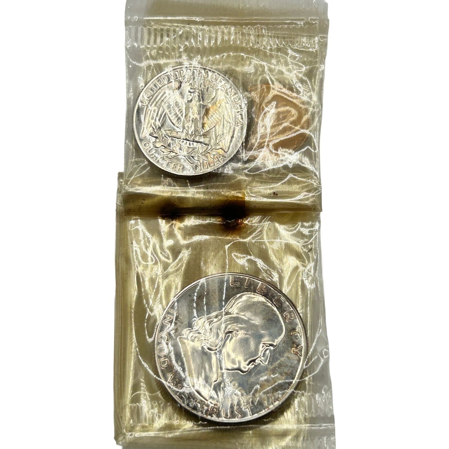 1954 US Silver Proof Set in Original Box & Packaging 1c-50c