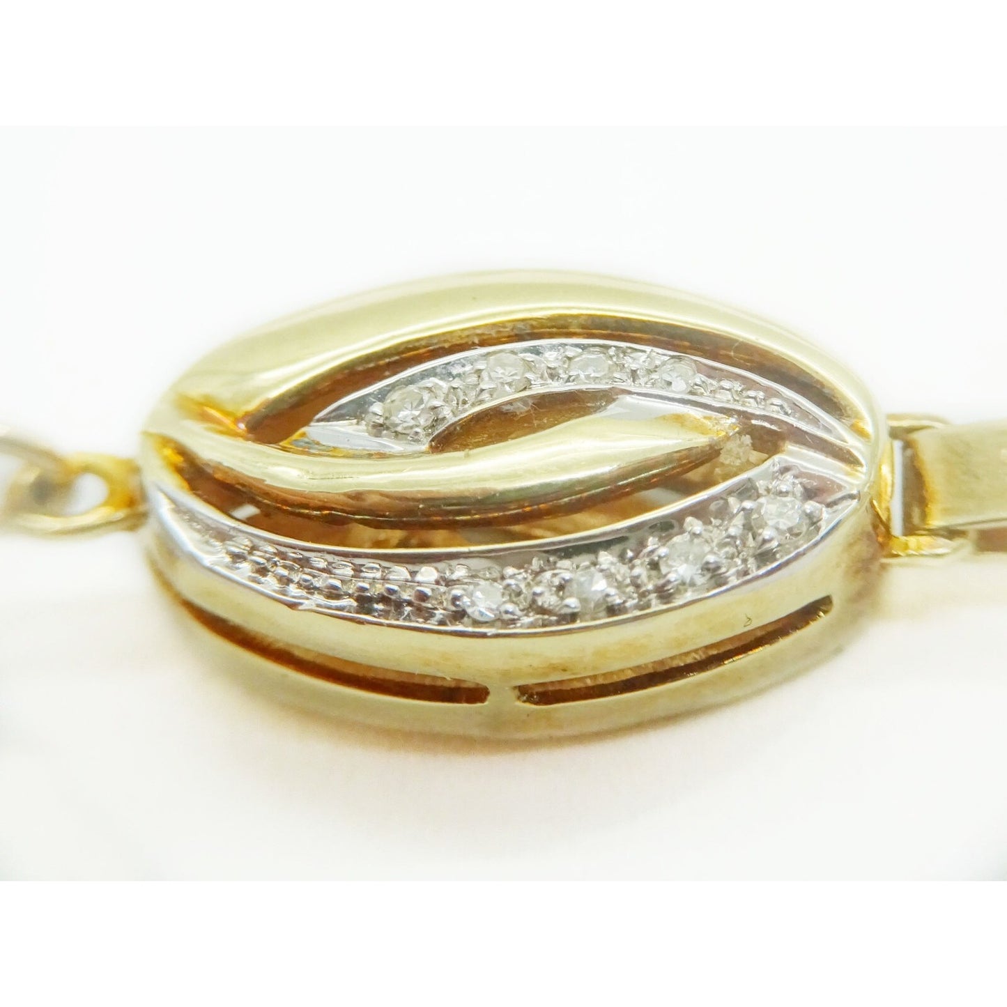 South Sea Pearl Bead Necklace with Diamond 14k Gold Clasp & GIA Report