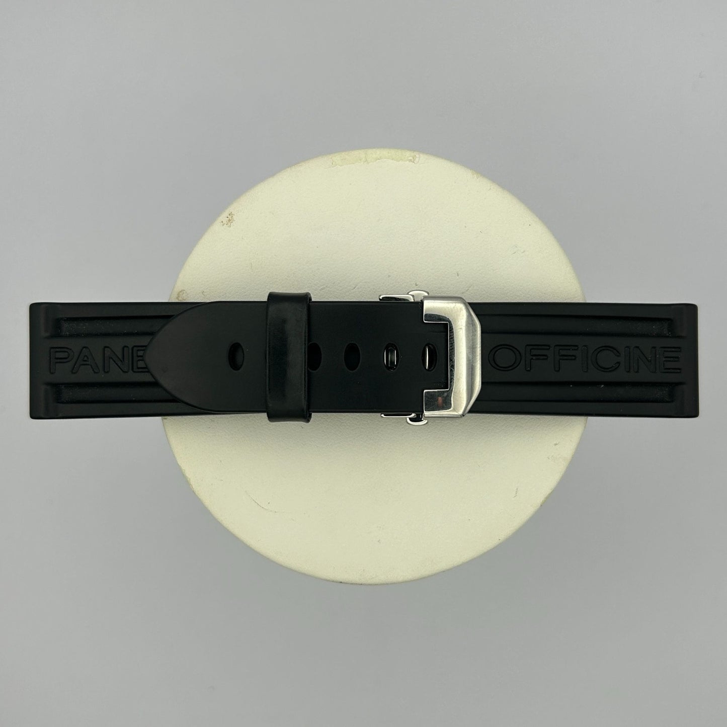 OEM Rubber Panerai PAM423 Strap for Deployment Buckle 24mm Stainless Buckle