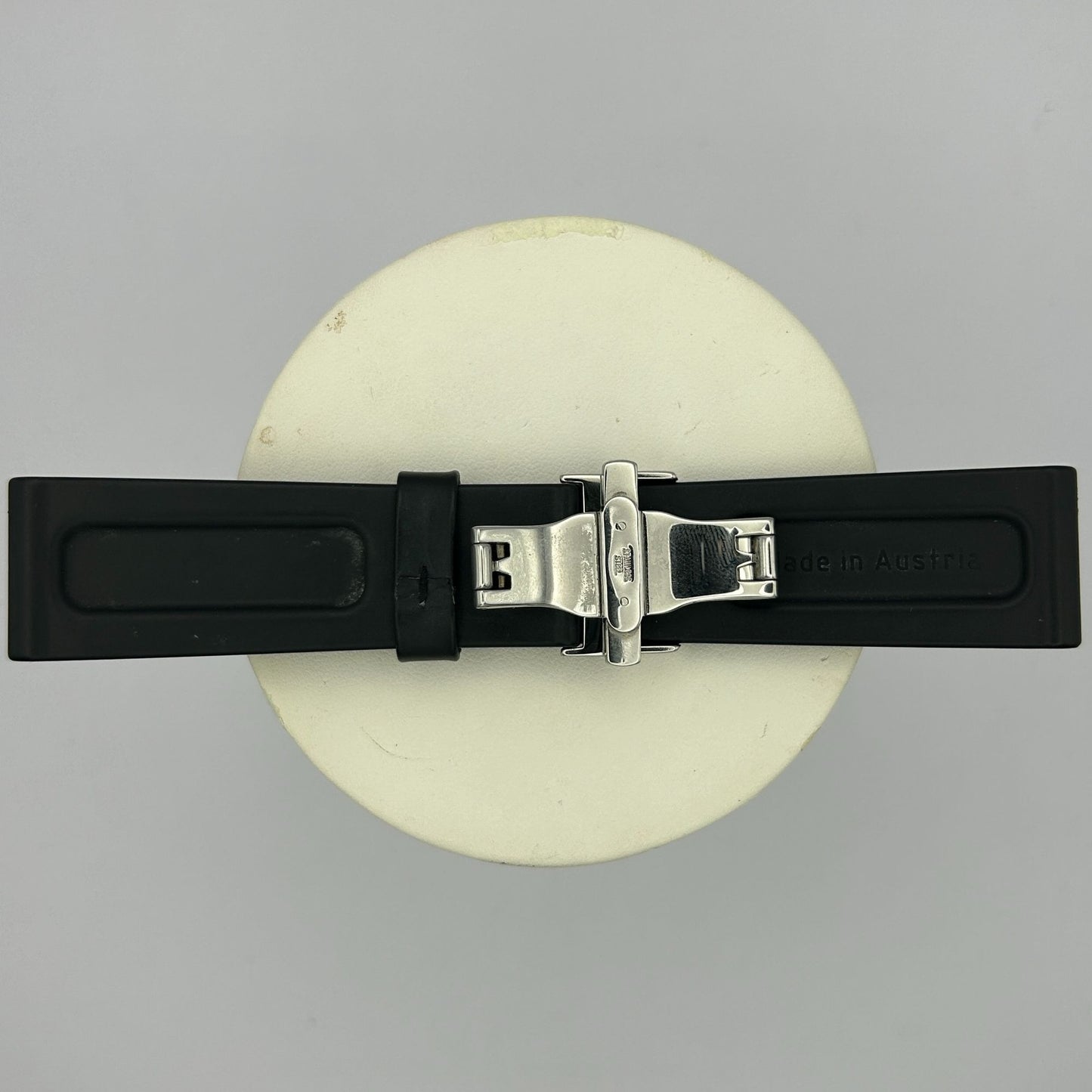 OEM Rubber Panerai PAM423 Strap for Deployment Buckle 24mm Stainless Buckle