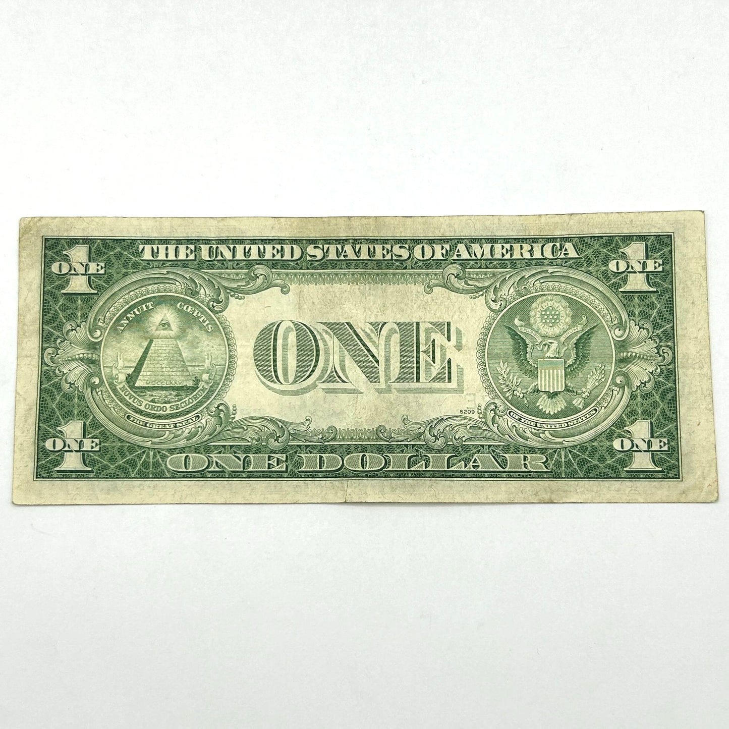 1935-E $1 Star Note Blue Seal Silver Certificate - Circulated - ☆04522452E
