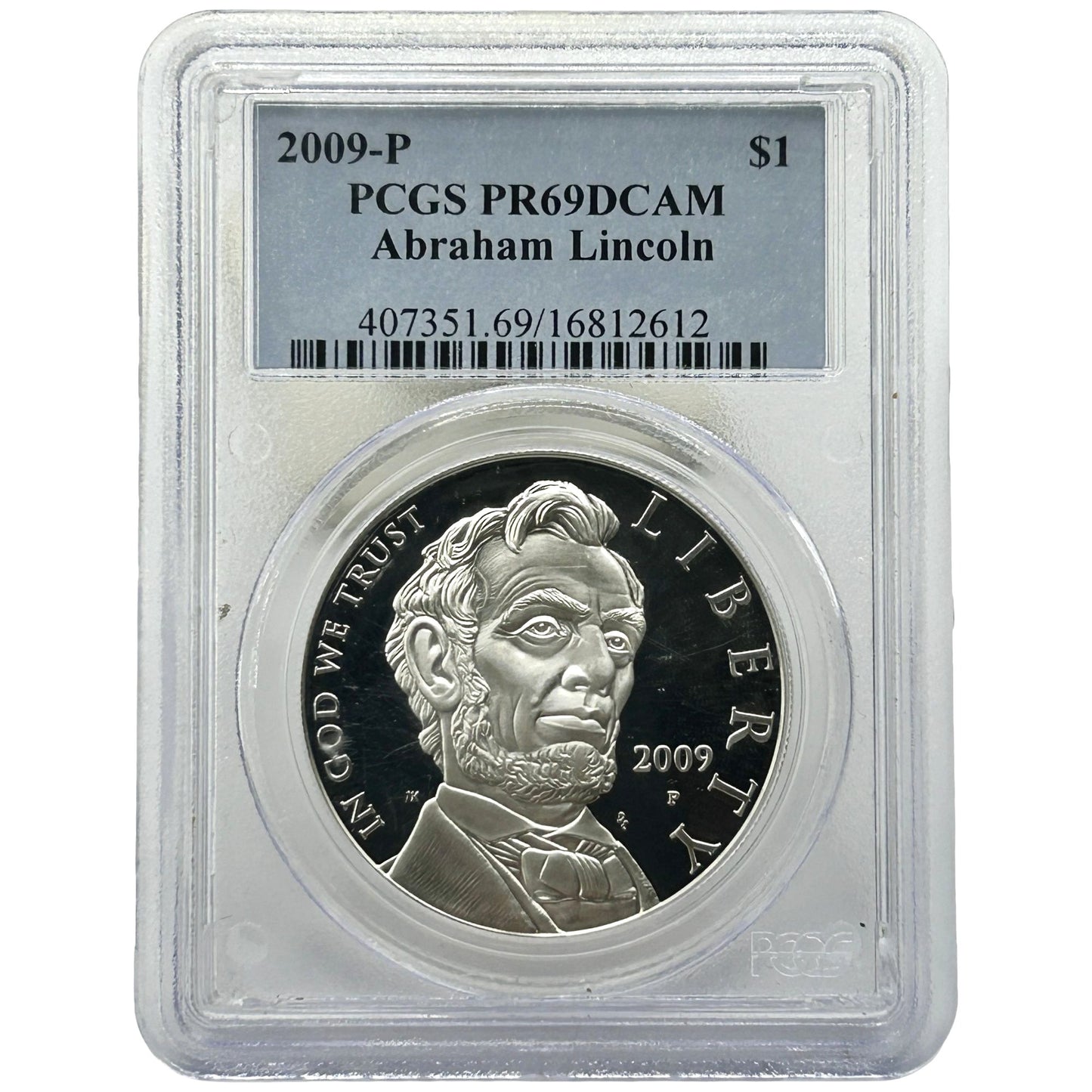2009-P $1 Abraham Lincoln PCGS PR69DCAM (Proof)