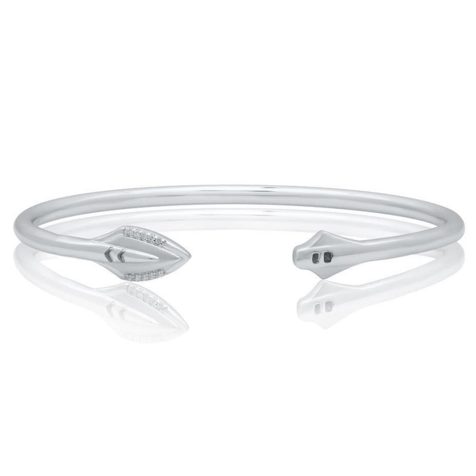 Universe Fine Jewelry MARVEL Black Panther - Cuff Bracelet Sterling Silver CZ