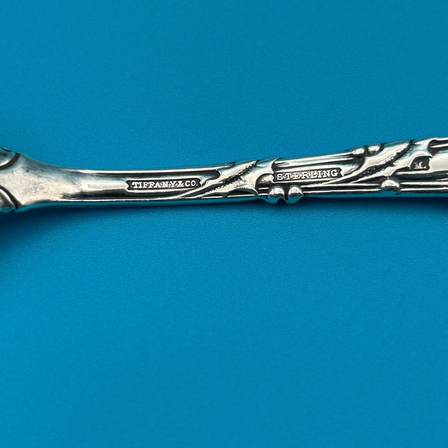 Holly by Tiffany & Co Sterling Silver Teaspoon 6 1/8" Flatware Antique Spoon