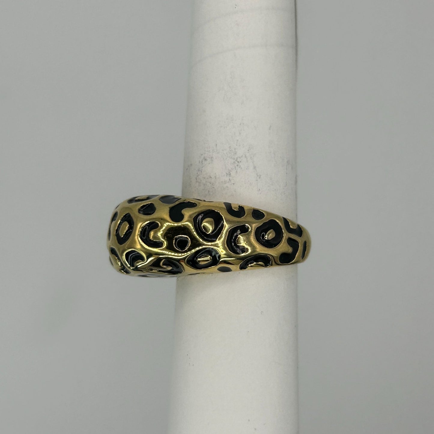 Vintage St. John Gold Plated Cocktail Ring Size 8.25