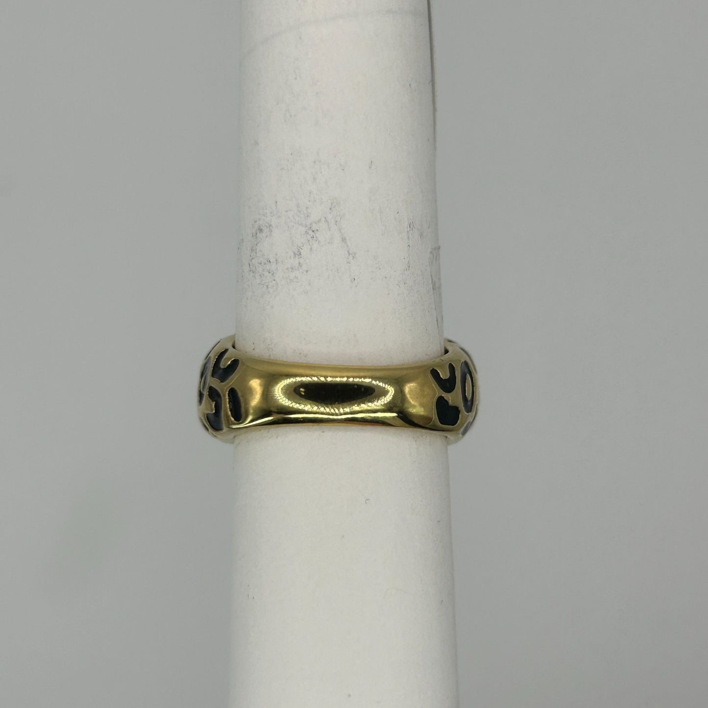 Vintage St. John Gold Plated Cocktail Ring Size 8.25