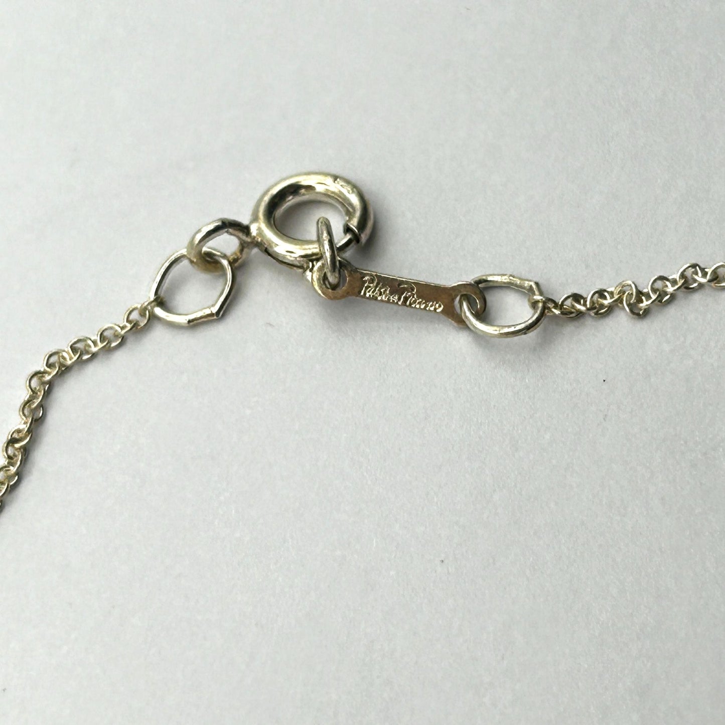 Tiffany & Co. Sterling Silver Paloma Picasso Loving Heart Pendant Necklace 18"