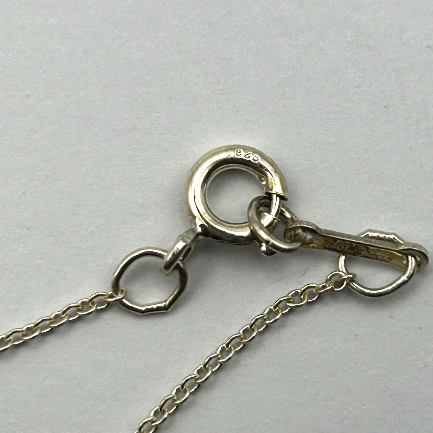 Tiffany & Co. Sterling Silver Paloma Picasso Loving Heart Pendant Necklace 18"