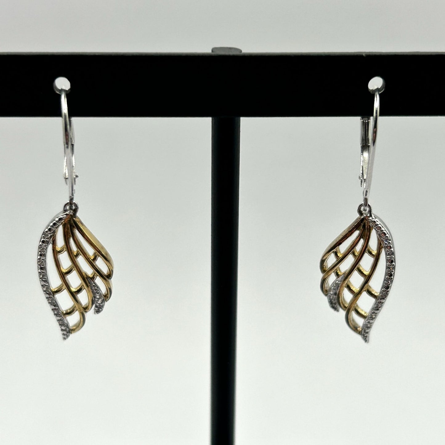 MARVEL Universe Fine Jewelry The Wasp - 925 Sterling Silver Dangle Earrings CZ