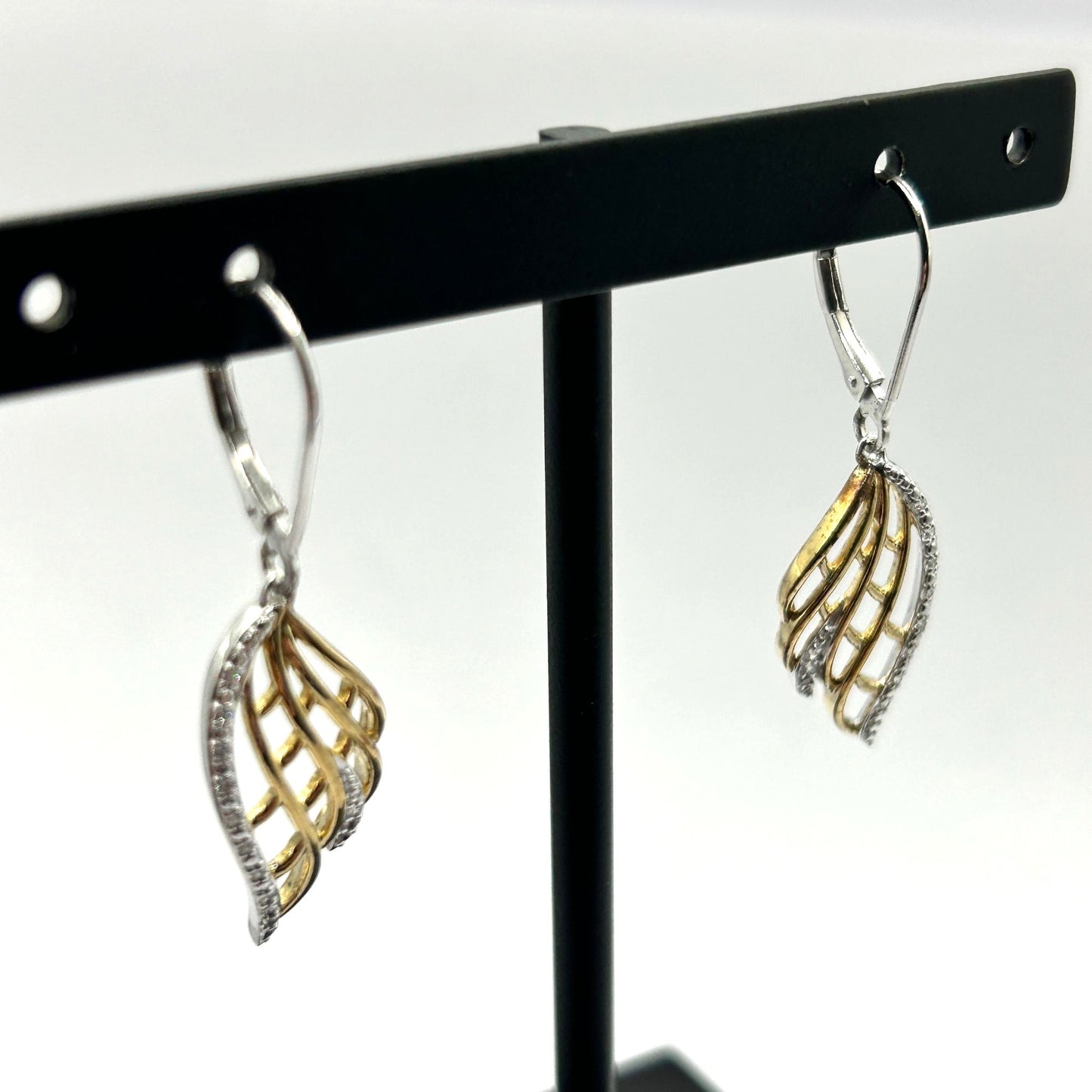 MARVEL Universe Fine Jewelry The Wasp - 925 Sterling Silver Dangle Earrings CZ