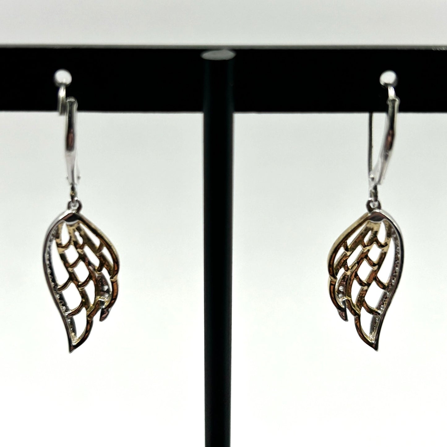 MARVEL Universe Fine Jewelry The Wasp - 925 Sterling Silver Dangle Earrings CZ