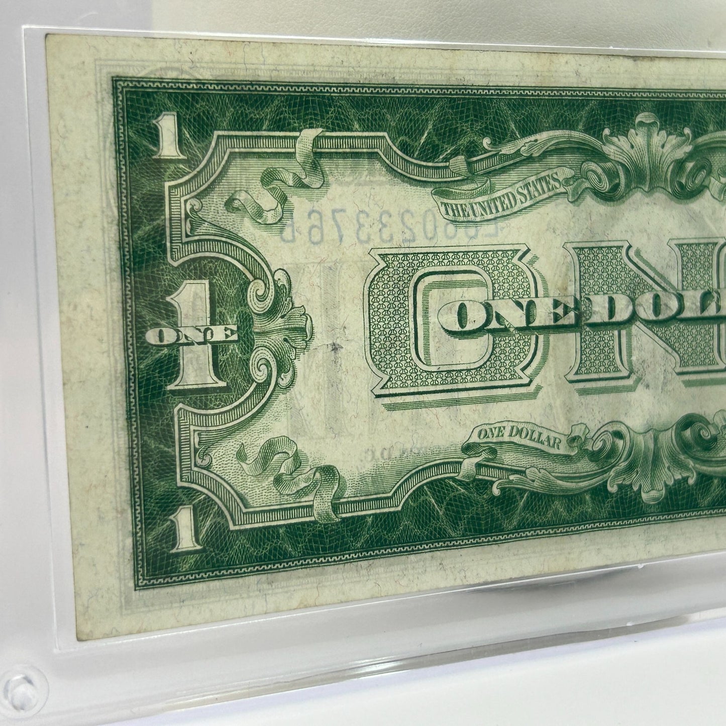 1928B $1 One Dollar Funny Back Blue Seal Silver Certificate Note E86023376B