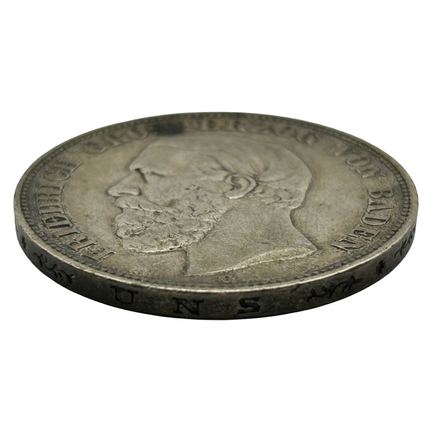 1876-G Germany 5 Mark Baden. Friedrich