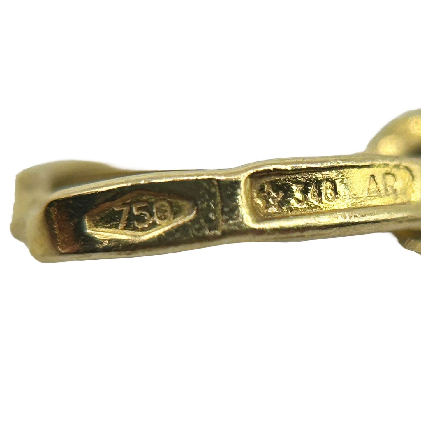 18k Yellow Gold Crucifix/Cross Necklace Pendant Baby Charm