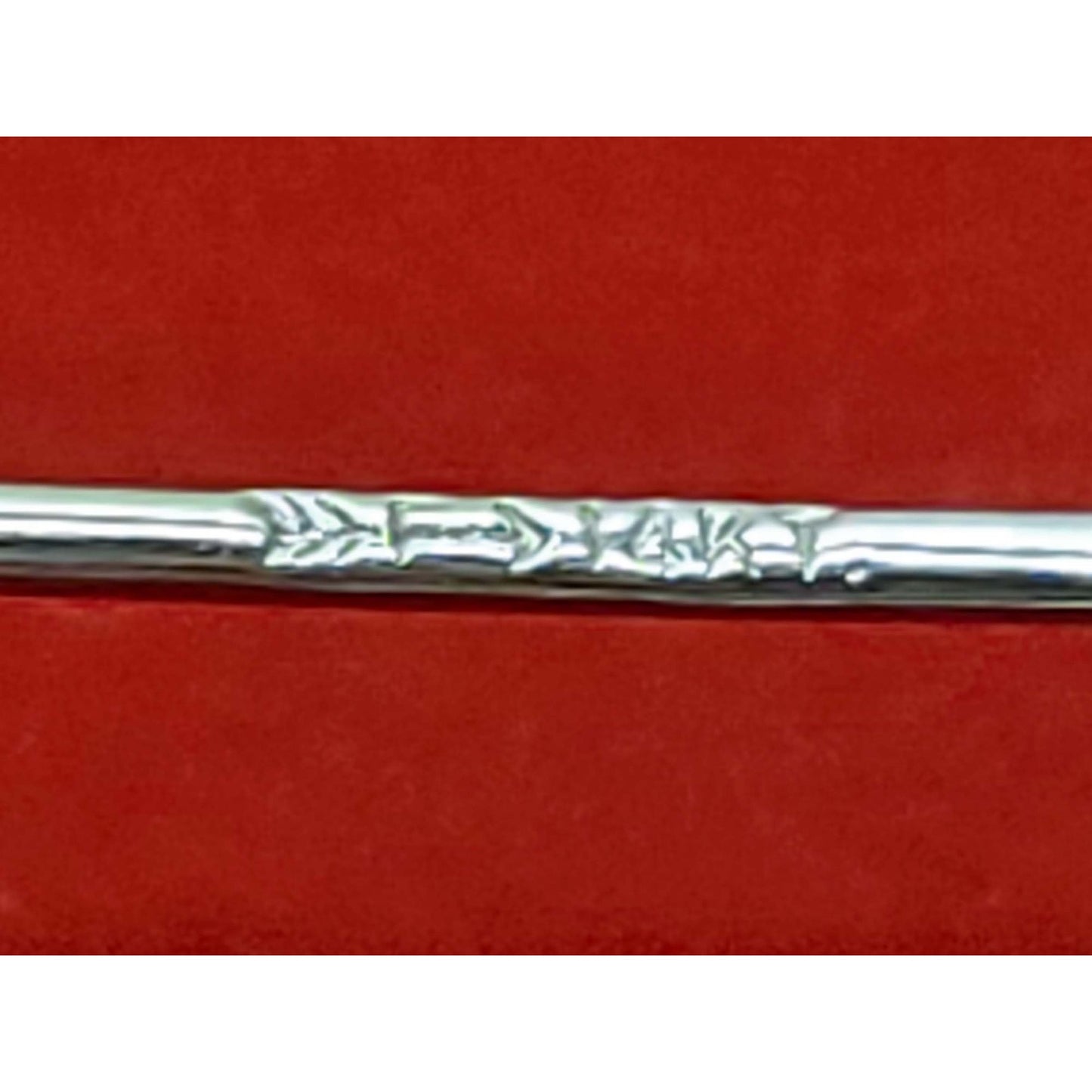 Vintage Pearl Sapphire Diamond Brooch Pin 14k White Gold