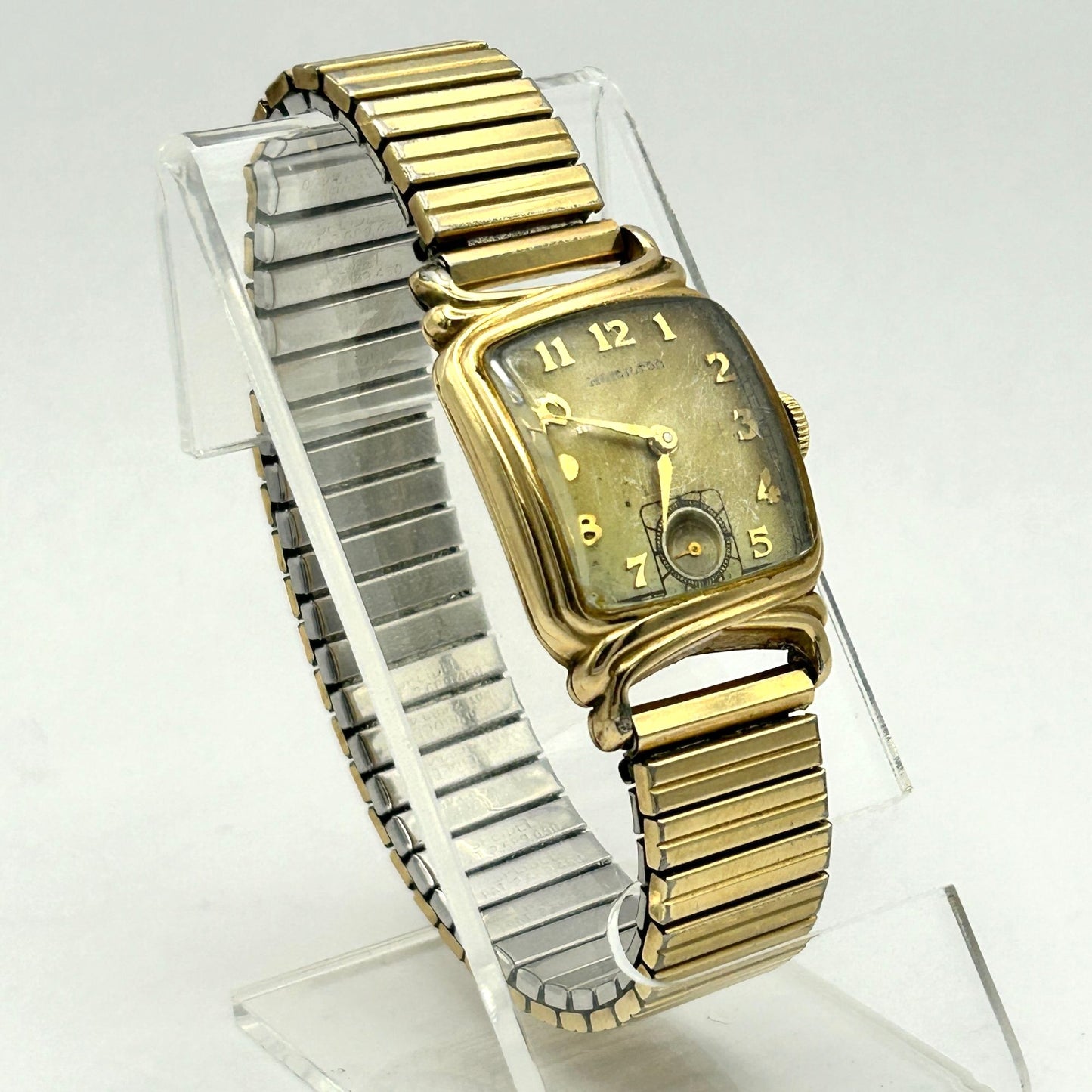 Hamilton 1940s 10k Gold Filled Wristwatch 980 Movement 17 Jewels - WORKING