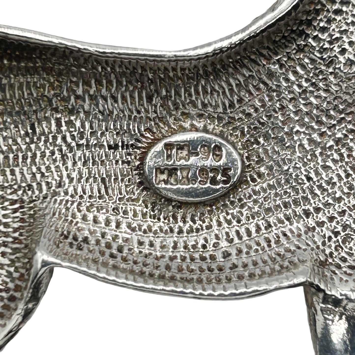 Mexico 925 Sterling Silver Horse Brooch/Pin Equestrian Themed