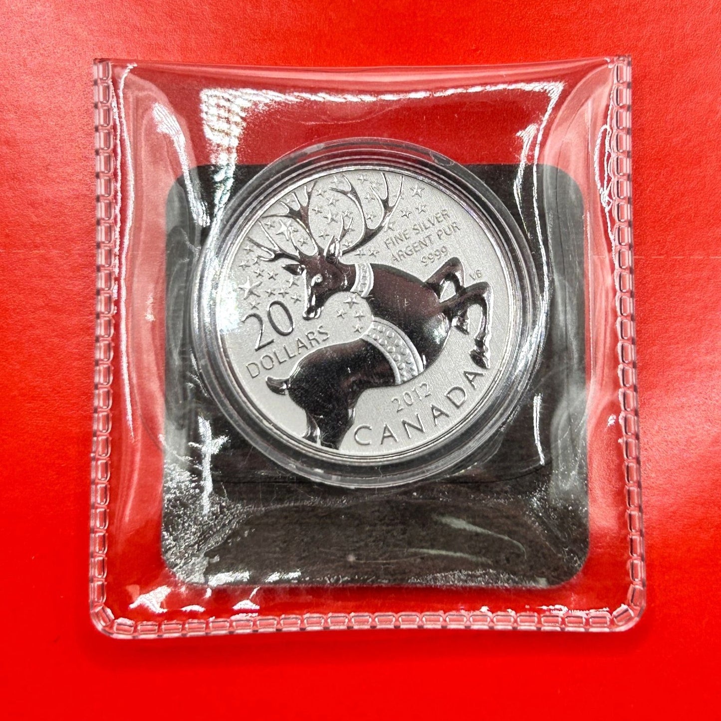 Happy Holidays - 2012 Canada $20 Fine Silver Coin Original Packaging & COA