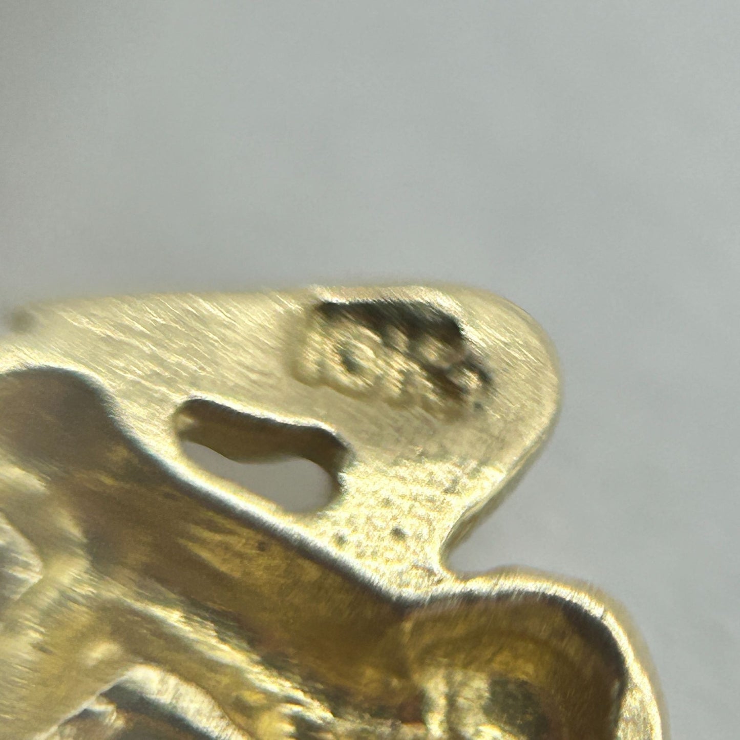 Vintage Michael Anthony 10k Gold Letter “M” & Cherub - Angel Pendant/Charm
