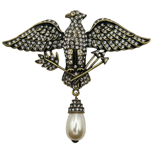 Heidi Daus Vintage Pin "The Eagle Has Landed" Limited Edition Eagle Brooch