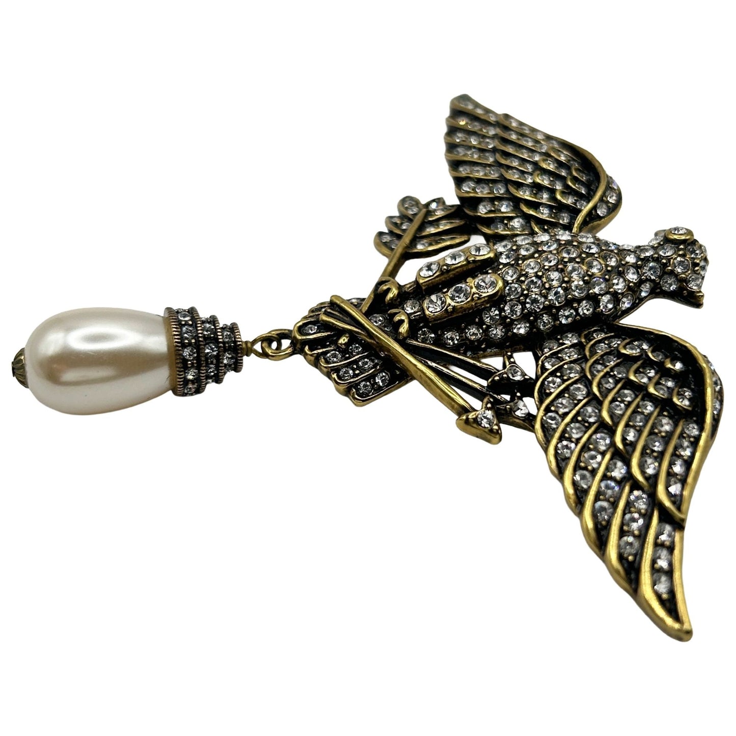 Heidi Daus Vintage Pin "The Eagle Has Landed" Limited Edition Eagle Brooch