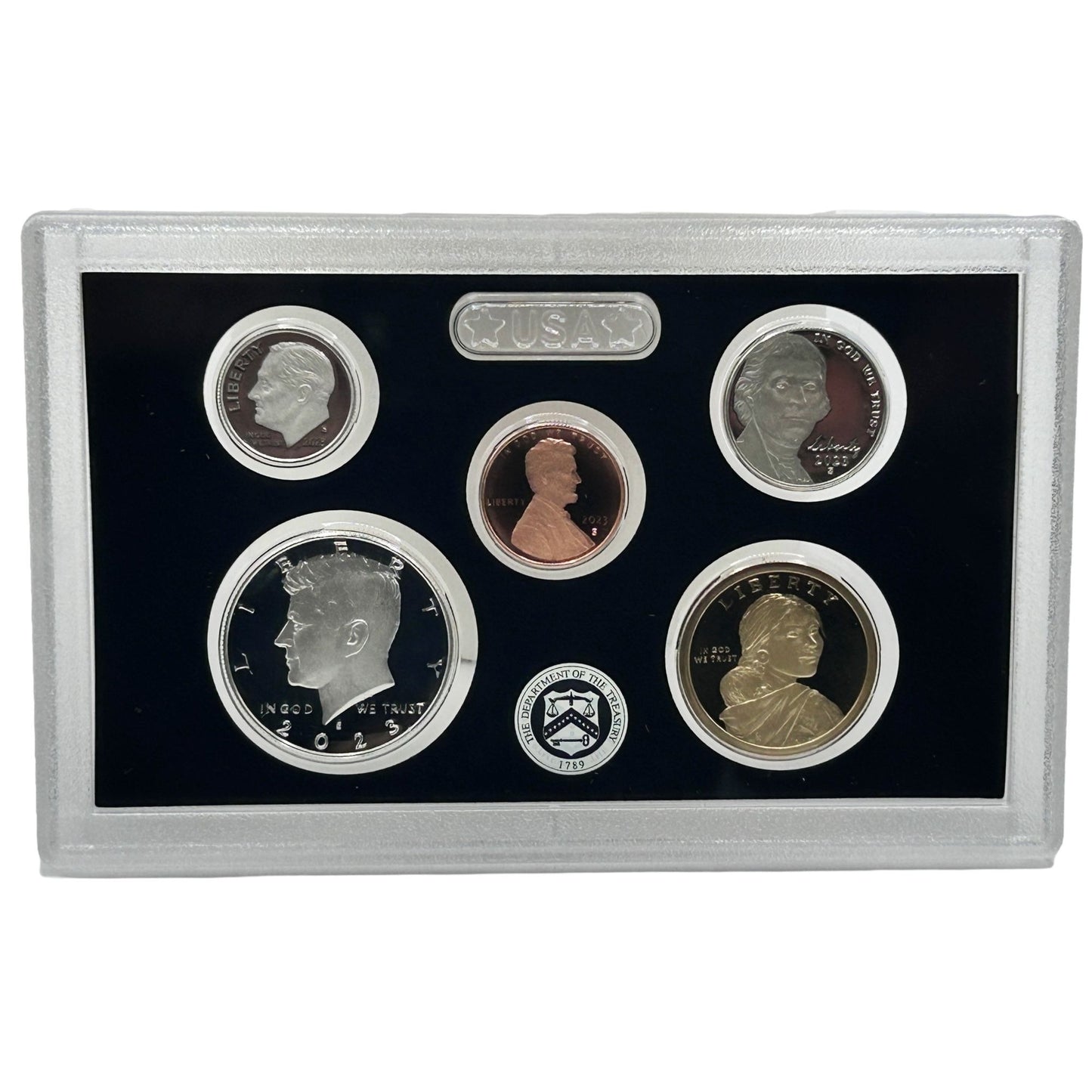 2023-S US Mint Silver Proof Set OGP COA & Box 10 Coins .999 United States