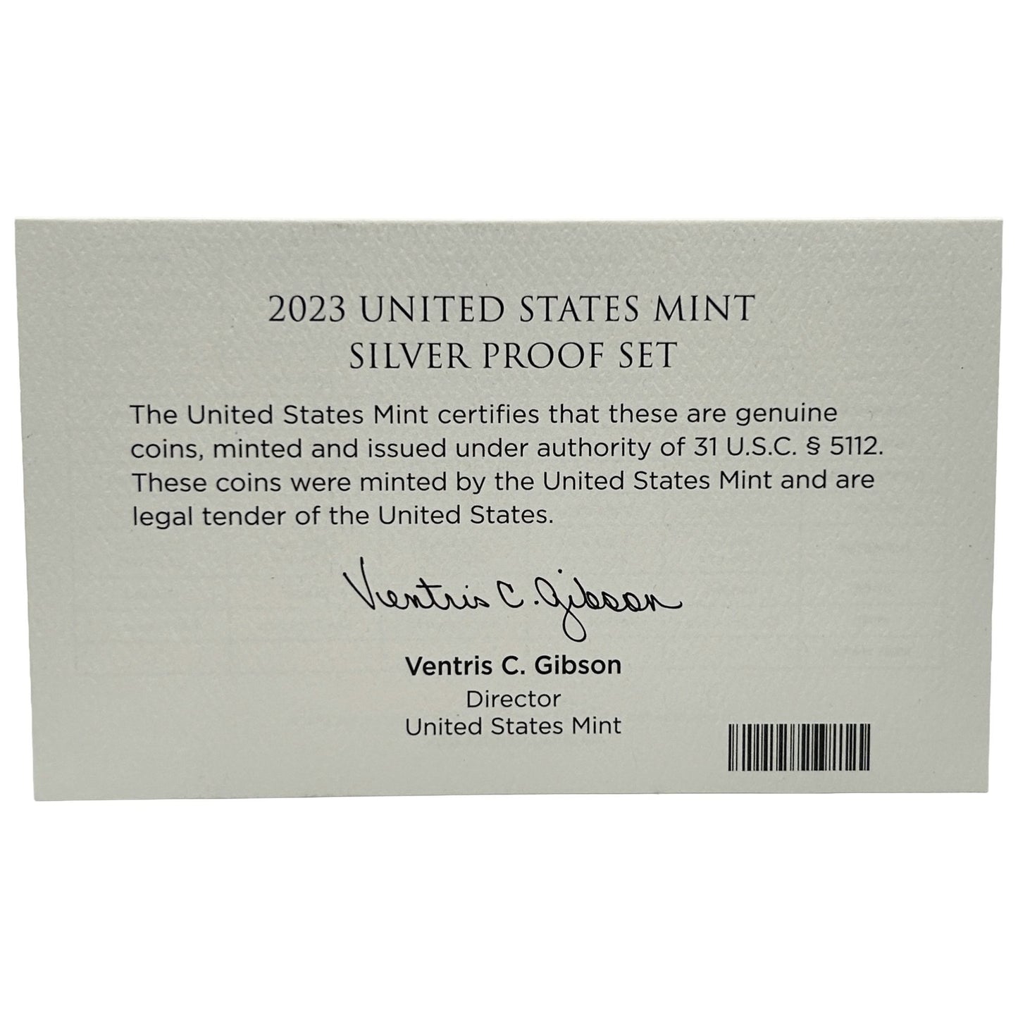 2023-S US Mint Silver Proof Set OGP COA & Box 10 Coins .999 United States