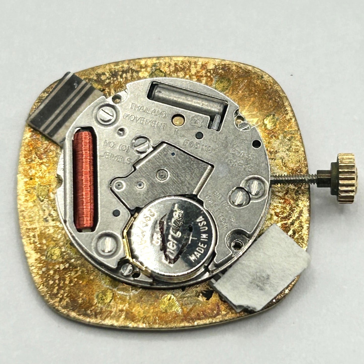 Vintage Omega Automatic Gold Linen Dial 683 - Conversion Watch Head - 0 Jewels