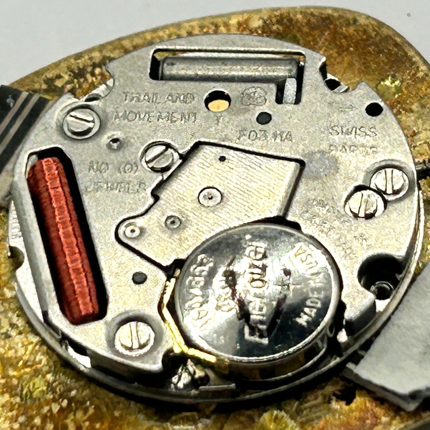 Vintage Omega Automatic Gold Linen Dial 683 - Conversion Watch Head - 0 Jewels