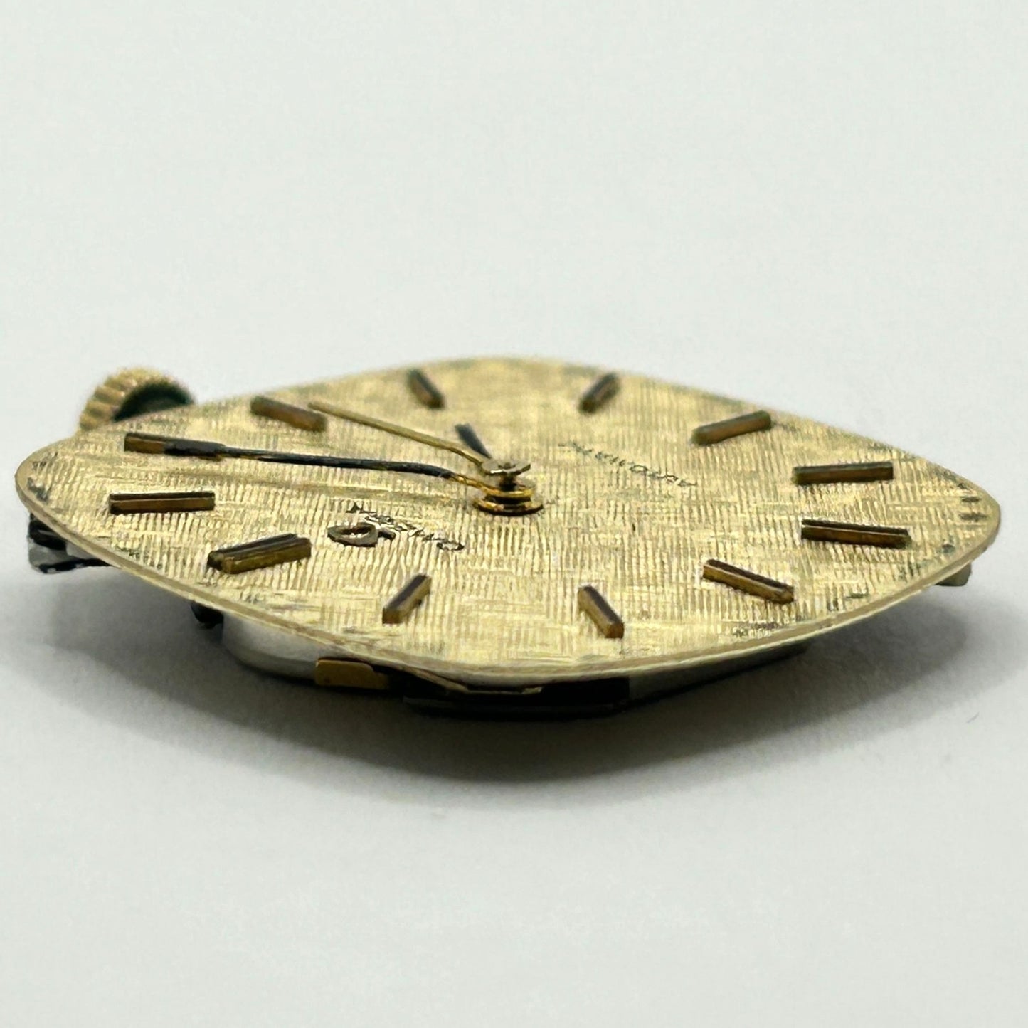 Vintage Omega Automatic Gold Linen Dial 683 - Conversion Watch Head - 0 Jewels
