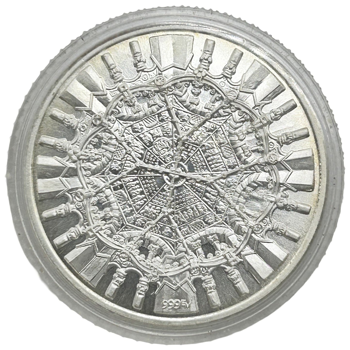 EUROMINT Germany BRD Coin 999 Fine Silver 1989 - The Cathedral Chapter of Aachen