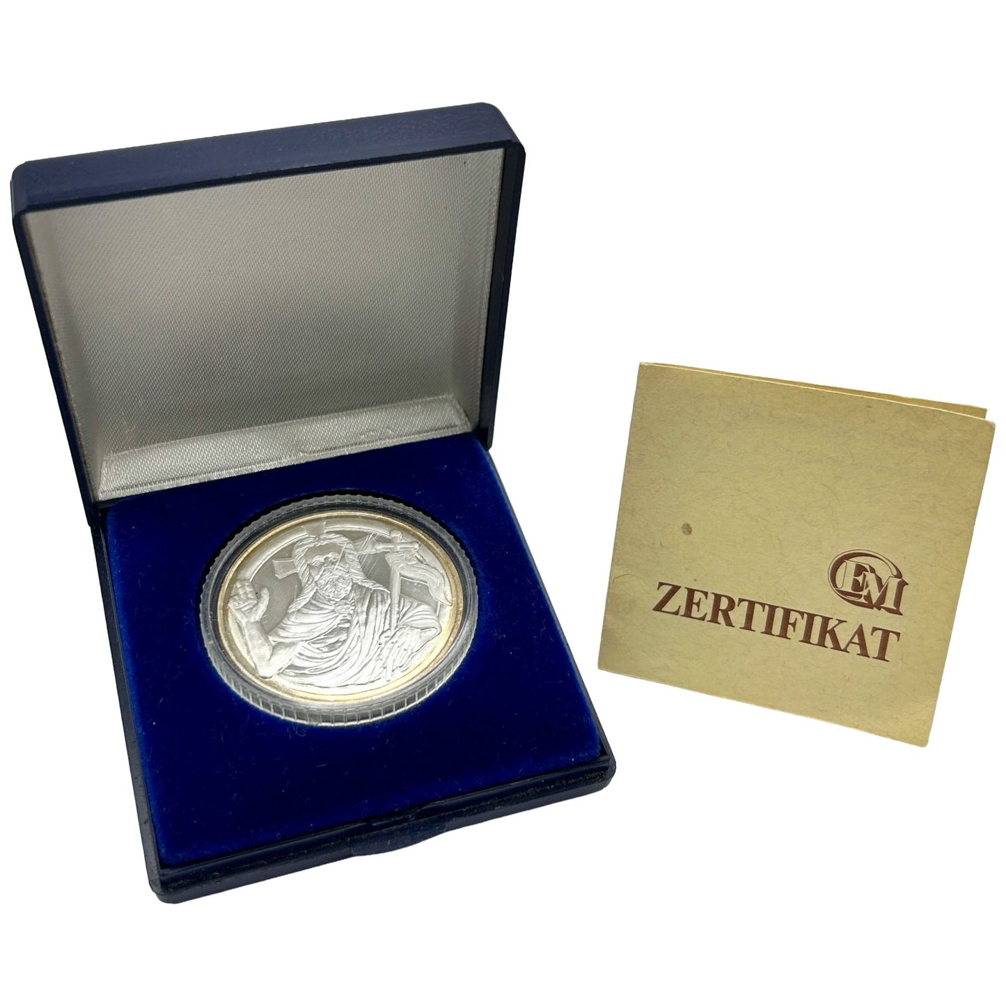 EUROMINT Germany BRD Coin 999 Fine Silver 1989 - The Cathedral Chapter of Aachen