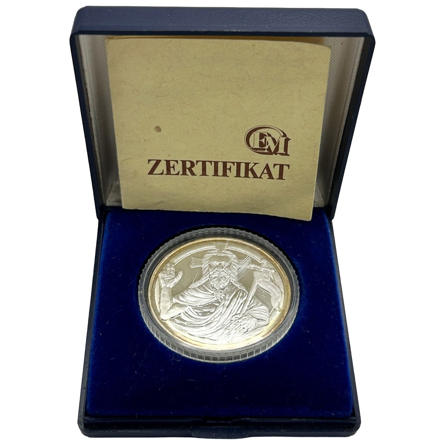 EUROMINT Germany BRD Coin 999 Fine Silver 1989 - The Cathedral Chapter of Aachen