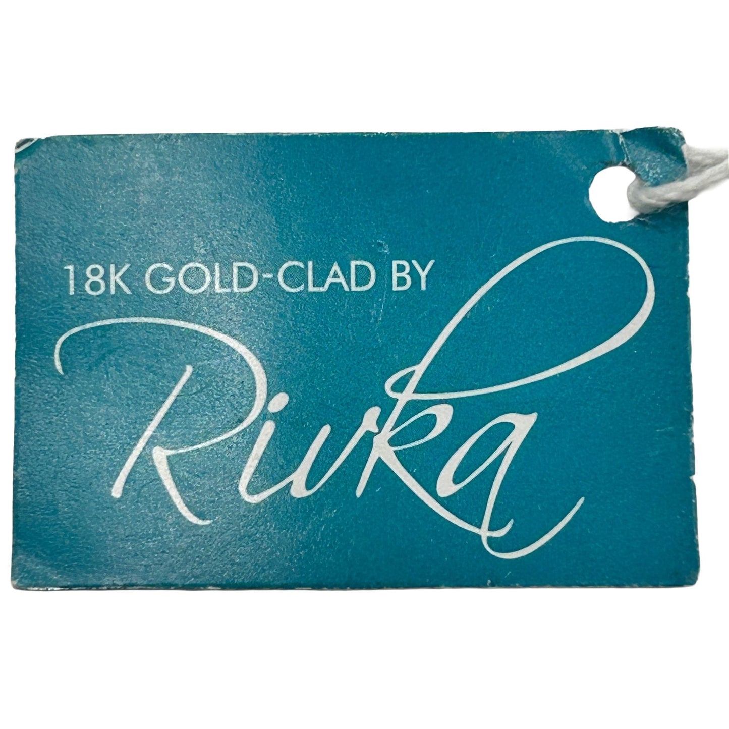 Rivka Friedman Dome Red Cab Clear Crystal 18k Gold Plated Ring - Size 10.75