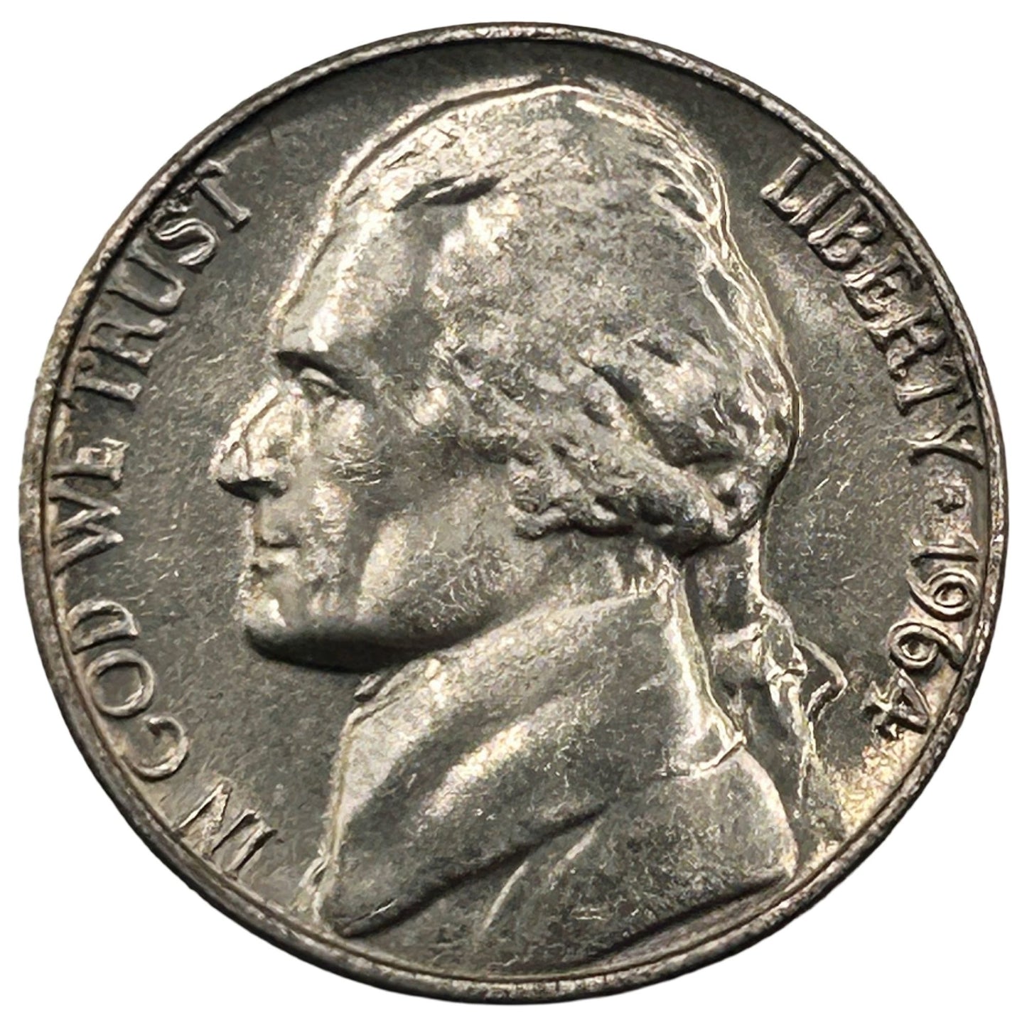 1964 Gem Uncirculated Jefferson Nickel Roll 40 US Coins