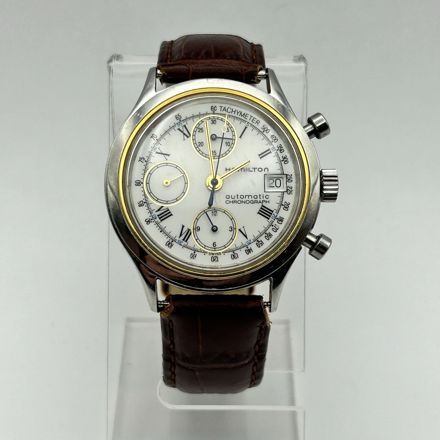 Hamilton 9940A Swiss Watch 38mm Automatic Chronograph Men's Watch