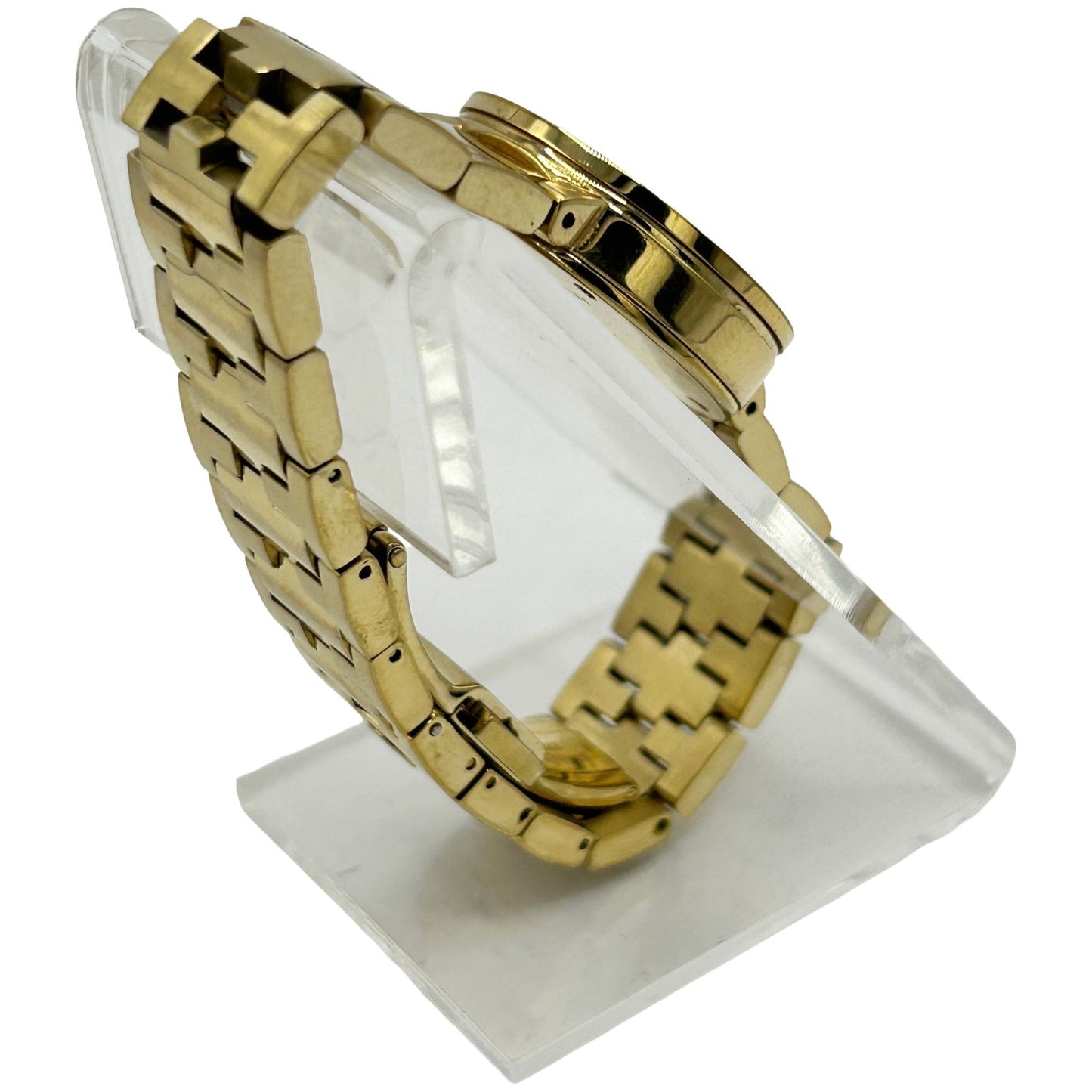 Tory Burch Reva Gold Toned Steel White Dial Quartz Ladies Watch TRB4011
